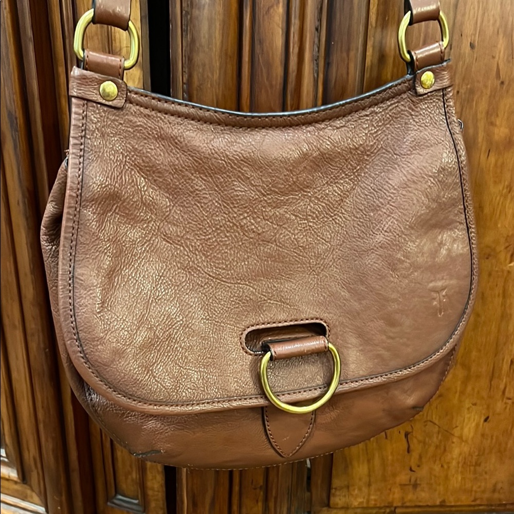 Frye Brown brown leather Women's crossbody Bag - Picture 2 of 10